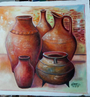 Jars & old three leg pot - Sweet Jamaica Shopping